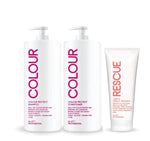 Hi-Lift COLOUR Protect Shampoo & Conditioner & RESCUE Treatment Trio Pack 2x1L + 200ml
