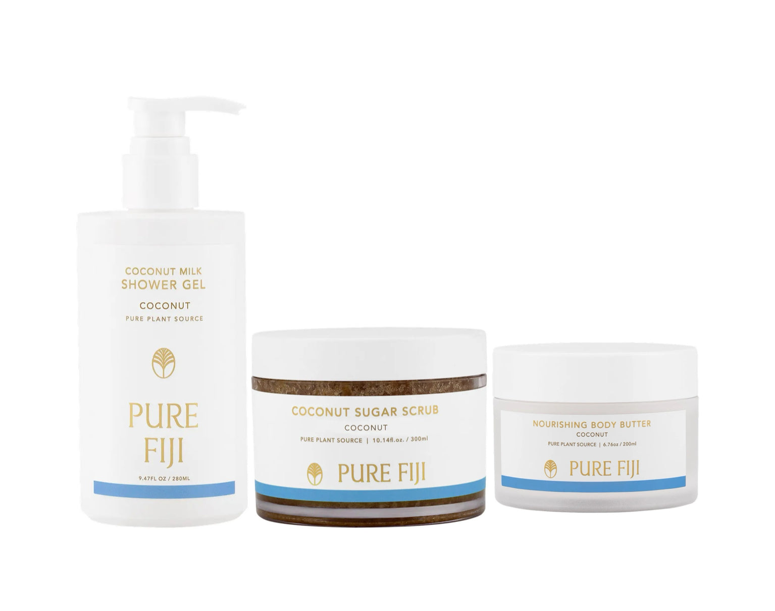 PURE FIJI TRIO - SHOWER GEL / SUGAR RUB / BODY BUTTER