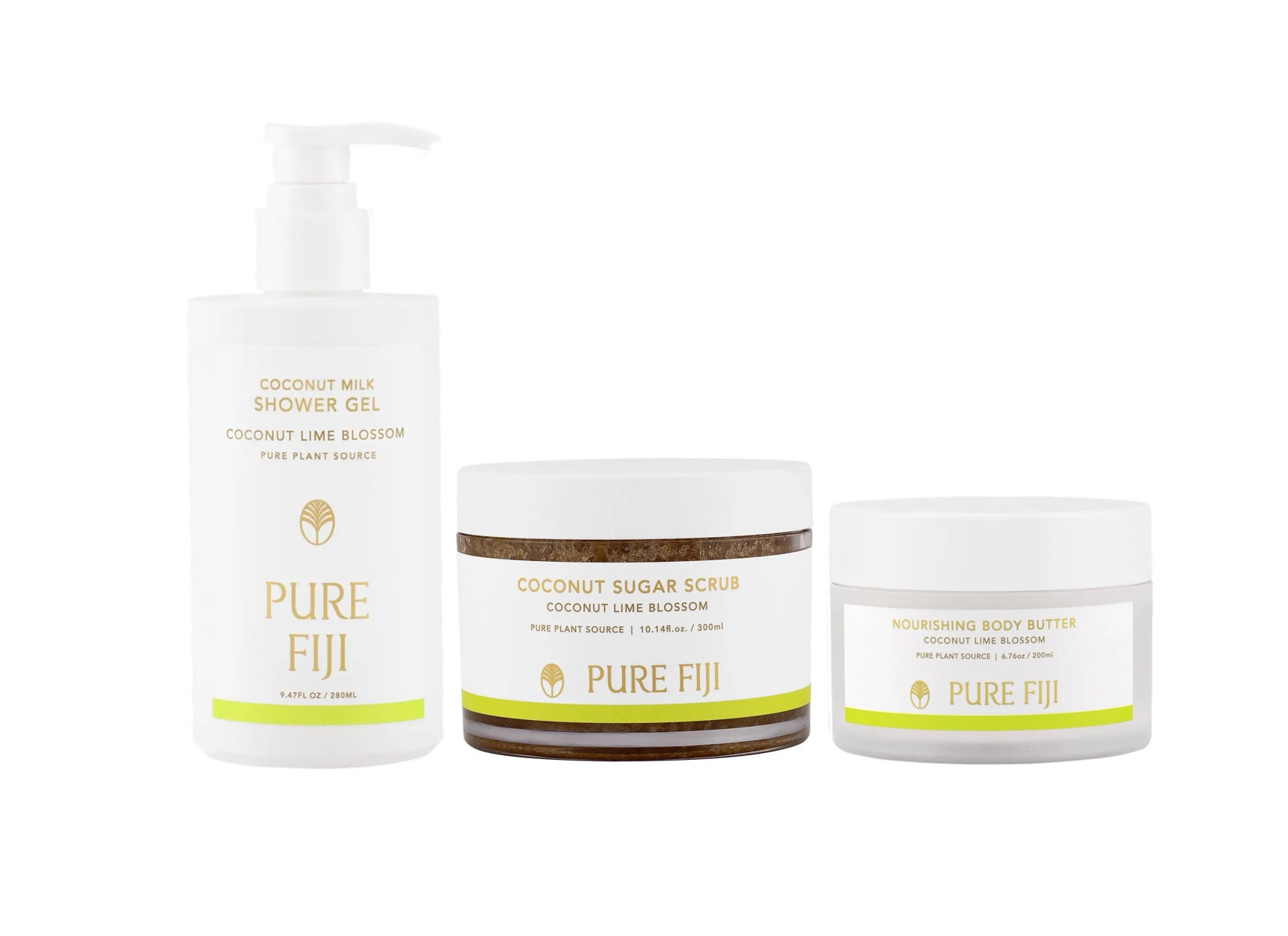PURE FIJI TRIO - SHOWER GEL / SUGAR RUB / BODY BUTTER