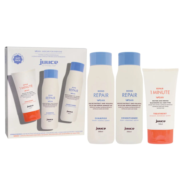 Juuce Bond REPAIR & Repair 1 MINUTE Treatment Trio Pack