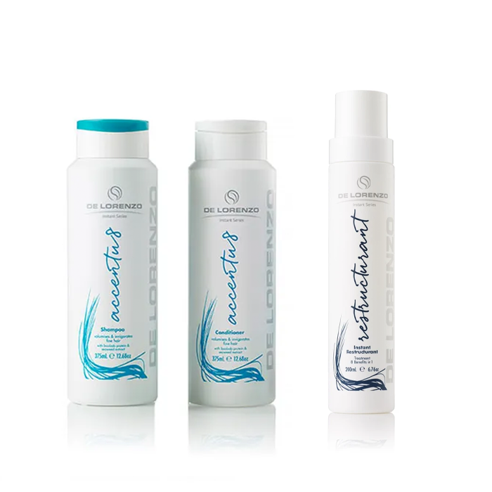De Lorenzo Accentu8 Shampoo and Conditioner and Restructurant Bundle