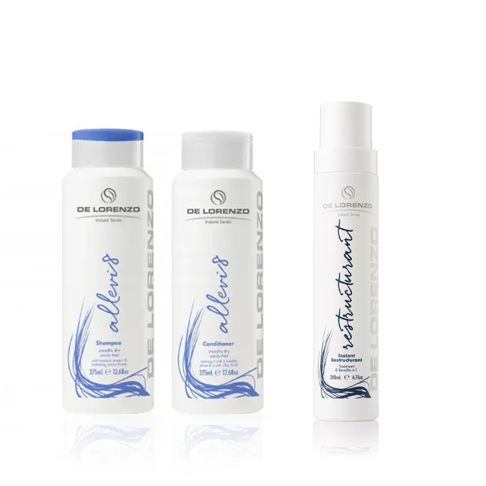 De LorenzoAllevi8 Shampoo and  Conditioner and Restructurant Bundle