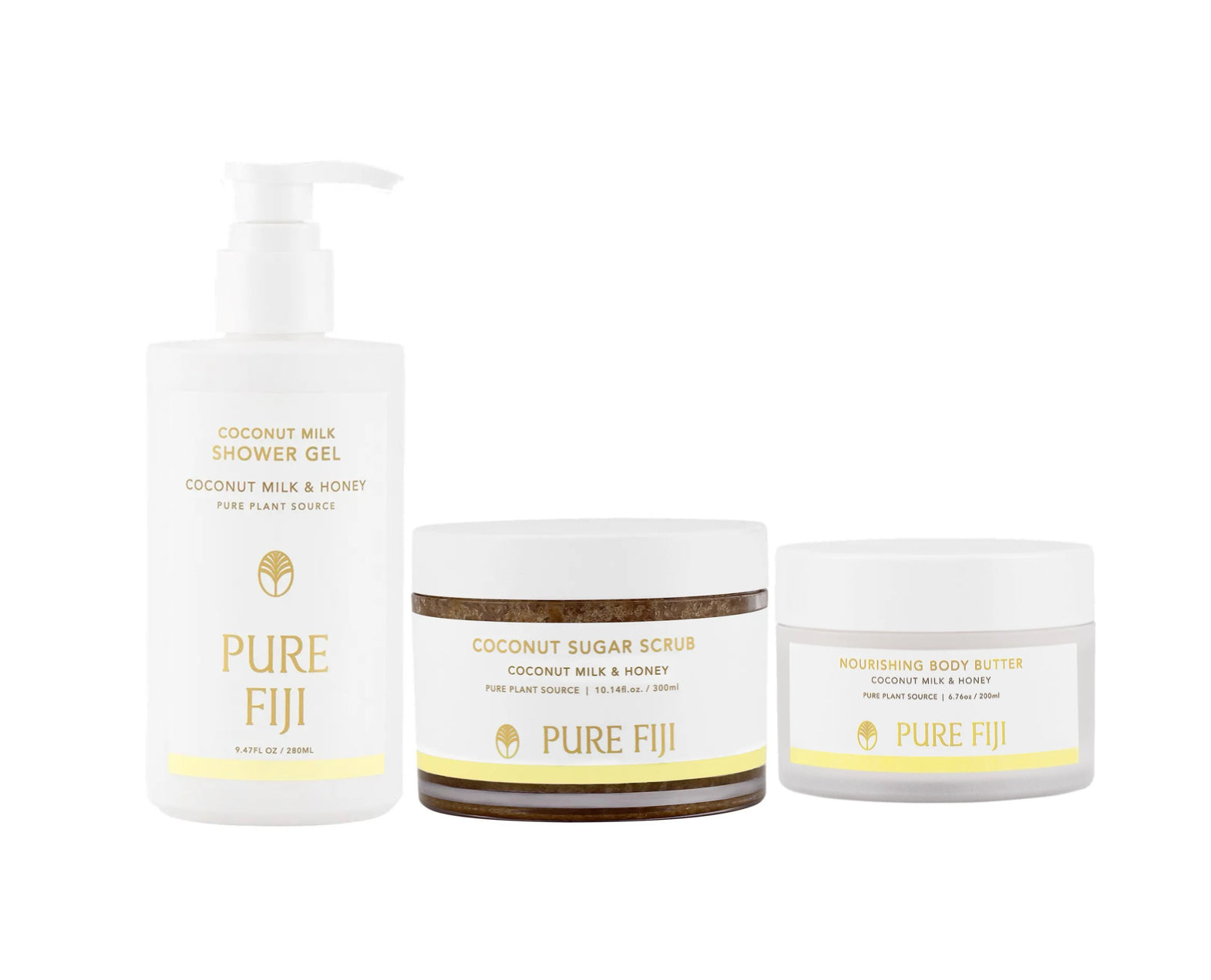 PURE FIJI TRIO - SHOWER GEL / SUGAR RUB / BODY BUTTER