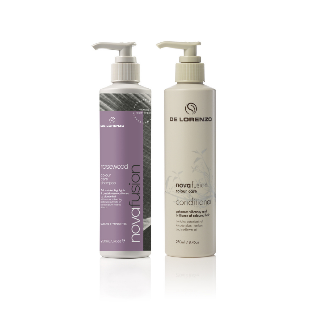 De Lorenzo Rosewood Shampoo and Conditioner 250ml Bundle
