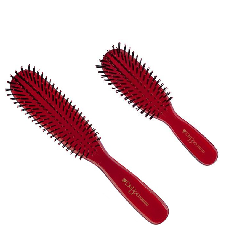 DuBoa Red Hairbrush 1 x Medium 60  and 1 x Large 80 Bundle