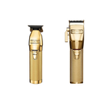 BaByliss PRO Gold FX Skeleton Lithium Outliner Hair Trimmer  & BaByliss PRO Gold FX Lithium Clipper - Gold - Bundle