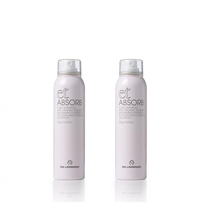De Lorenzo ET Absorb Dry Shampoo 2x100g Bundle