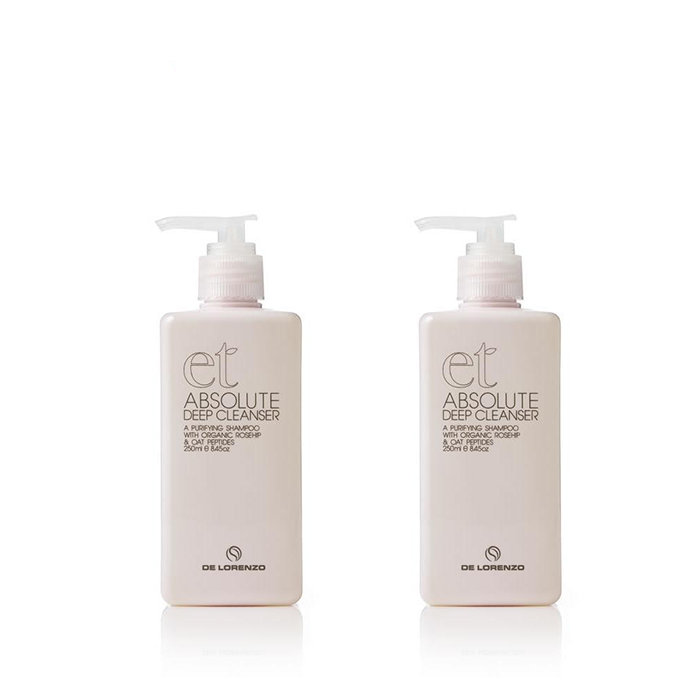 De Lorenzo ET Absoloute Deep Cleanser Shampoo 2x250g Bundle