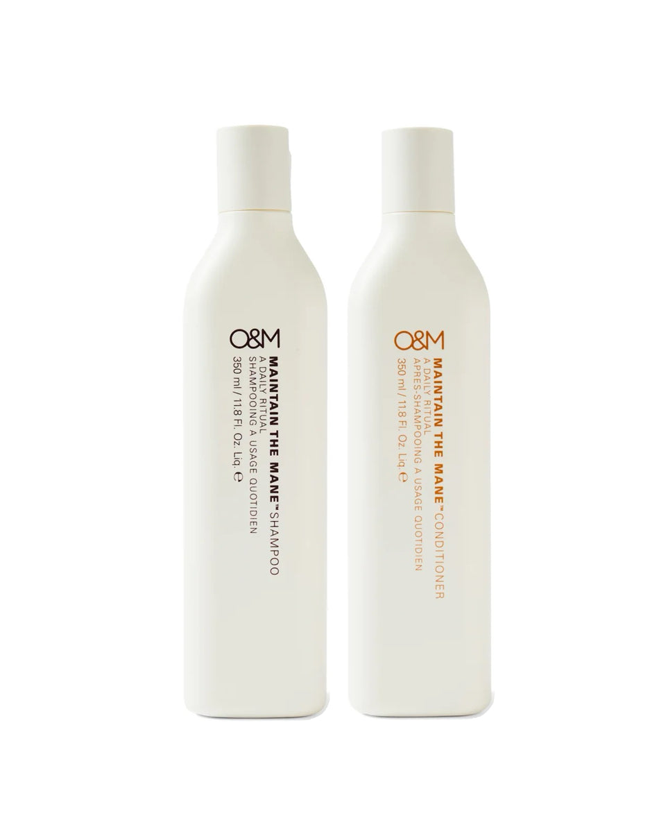 O&M Maintain The Mane Shampoo and Conditioner 350ml Duo
