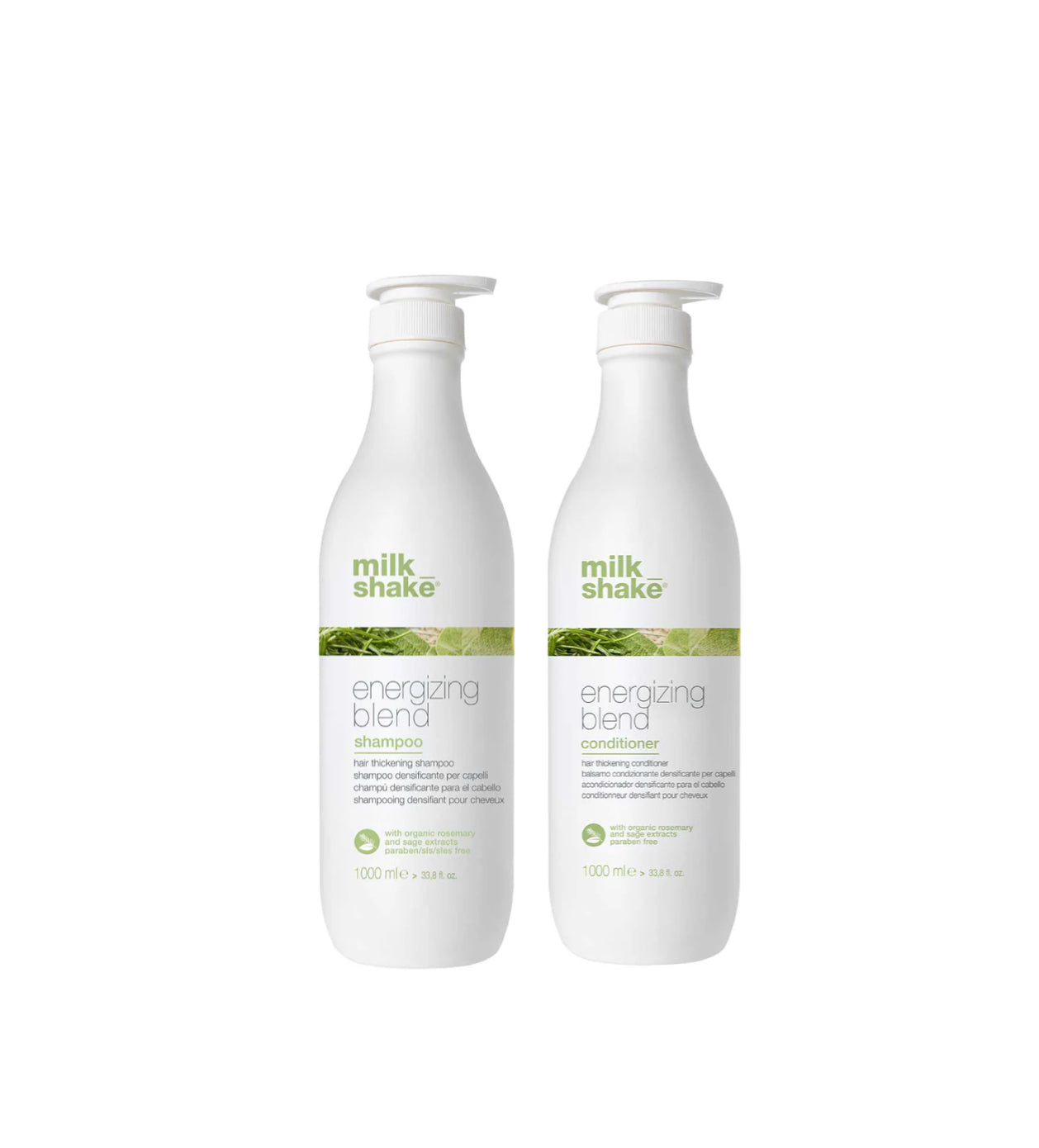 milk_shake Energizing Blend Shampoo and Conditioner Duo Pack (2x1L)
