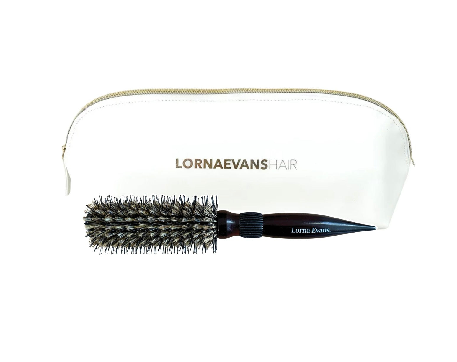 Lorna Evans ShineSaver Brush With a Travel Pouch