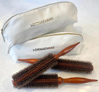 LORNA EVANS HAIR Boar Bristle Brush “Timesaver Brush” - 3 Pack