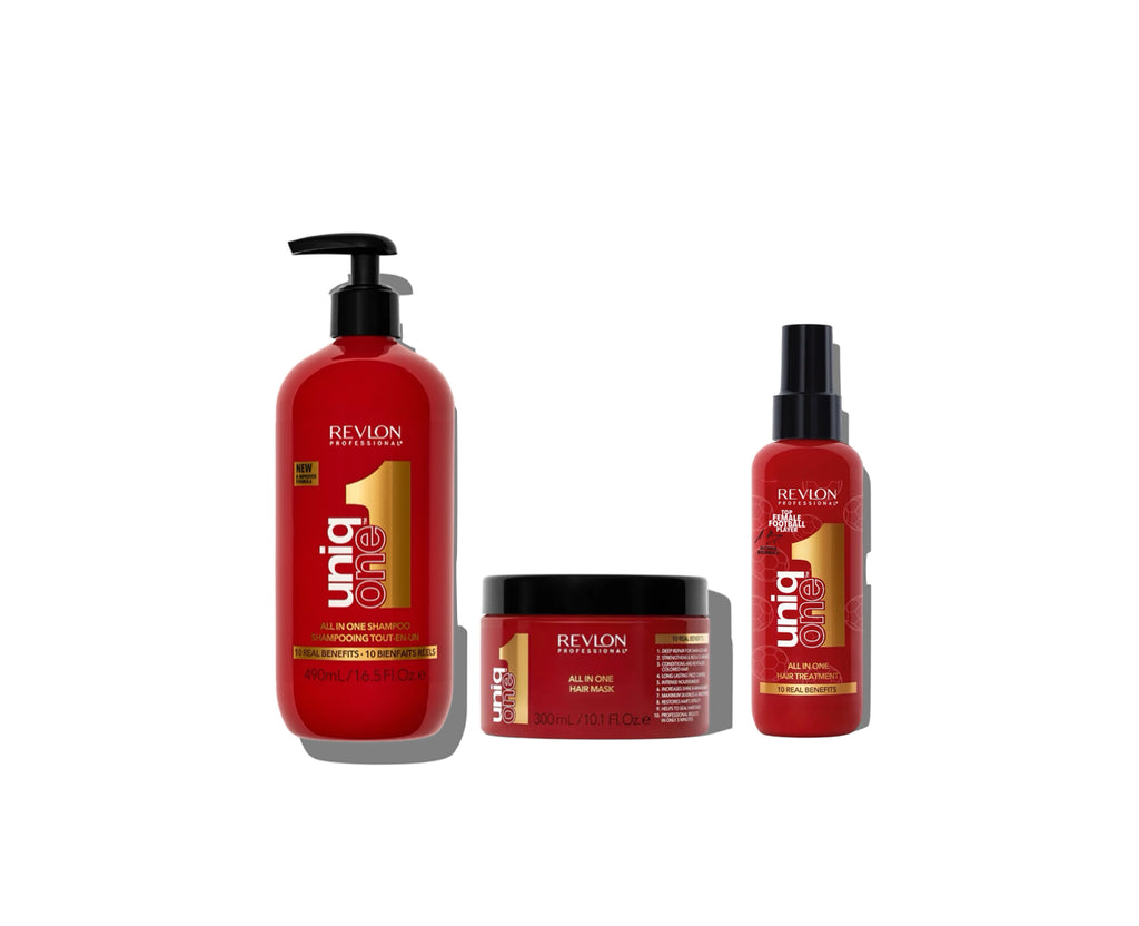 REVLON PROFESSIONAL UNIQONE™ ALL IN ONE SHAMPOO & HAIR MASK & HAIR TREATMENT