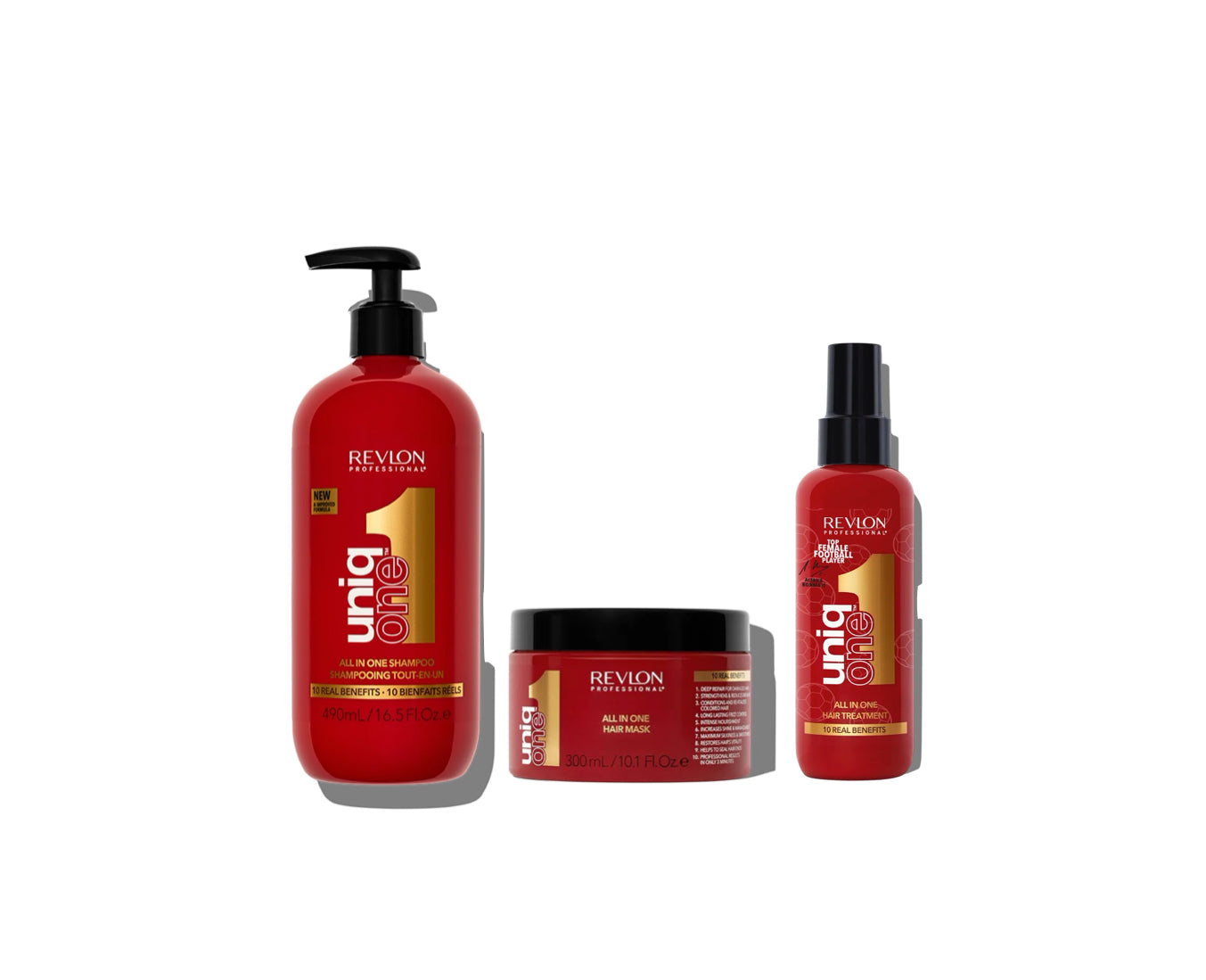 REVLON PROFESSIONAL UNIQONE™ ALL IN ONE SHAMPOO & HAIR MASK & HAIR TREATMENT