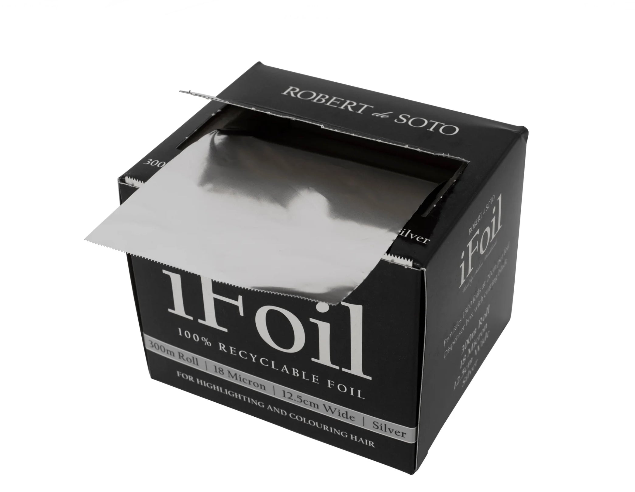 Robert de Soto iFoil Roll 18 Micron Silver 300m x 12.5cm