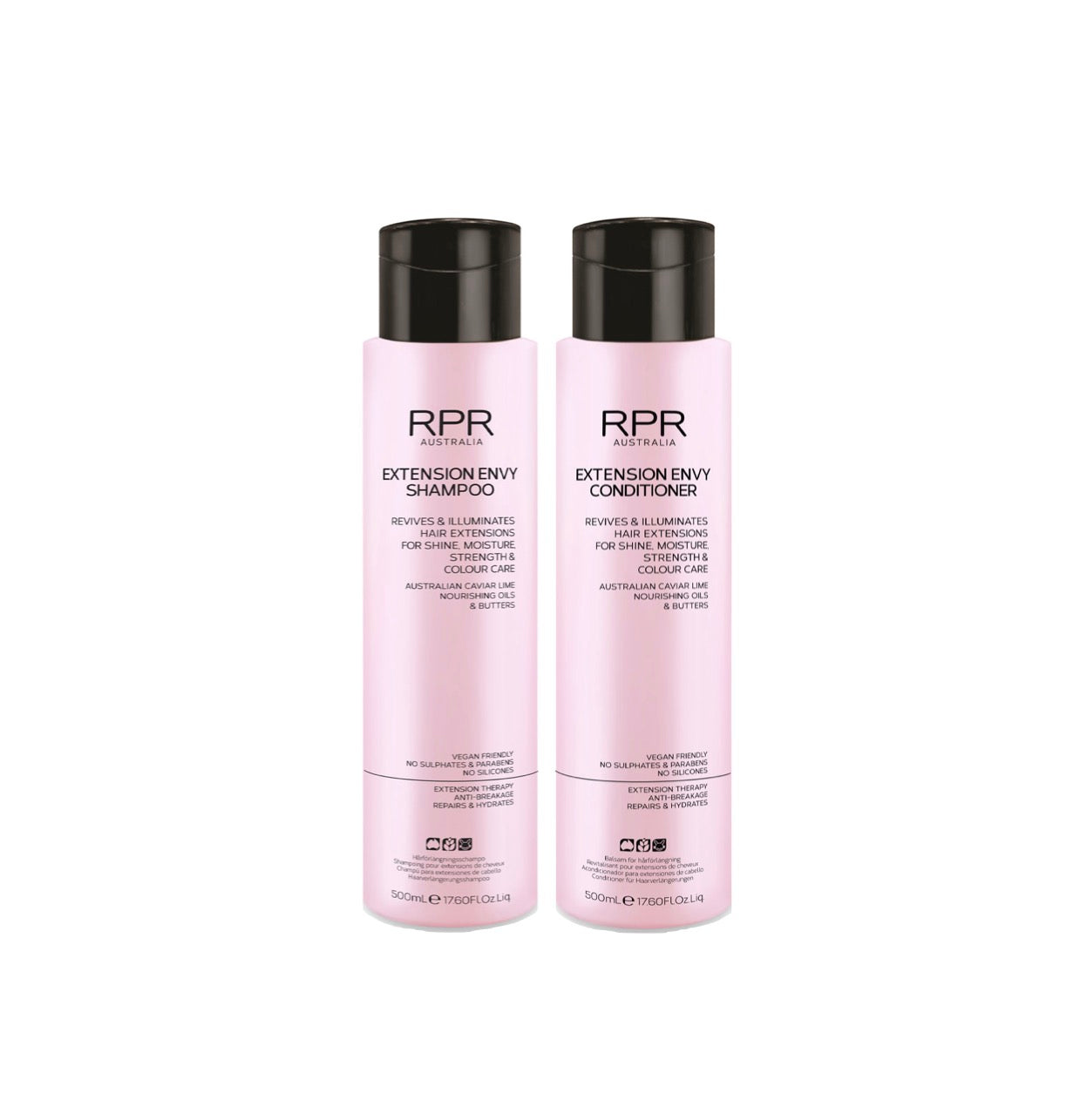 RPR EXTENSION ENVY SHAMPOO & CONDITIONER 2x500ML