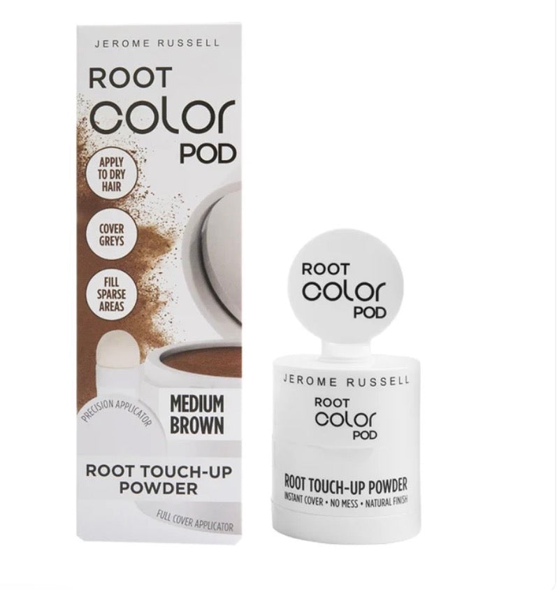 Jerome Russell Root Color Pod Root Touch Up Powder - Medium Brown 4g