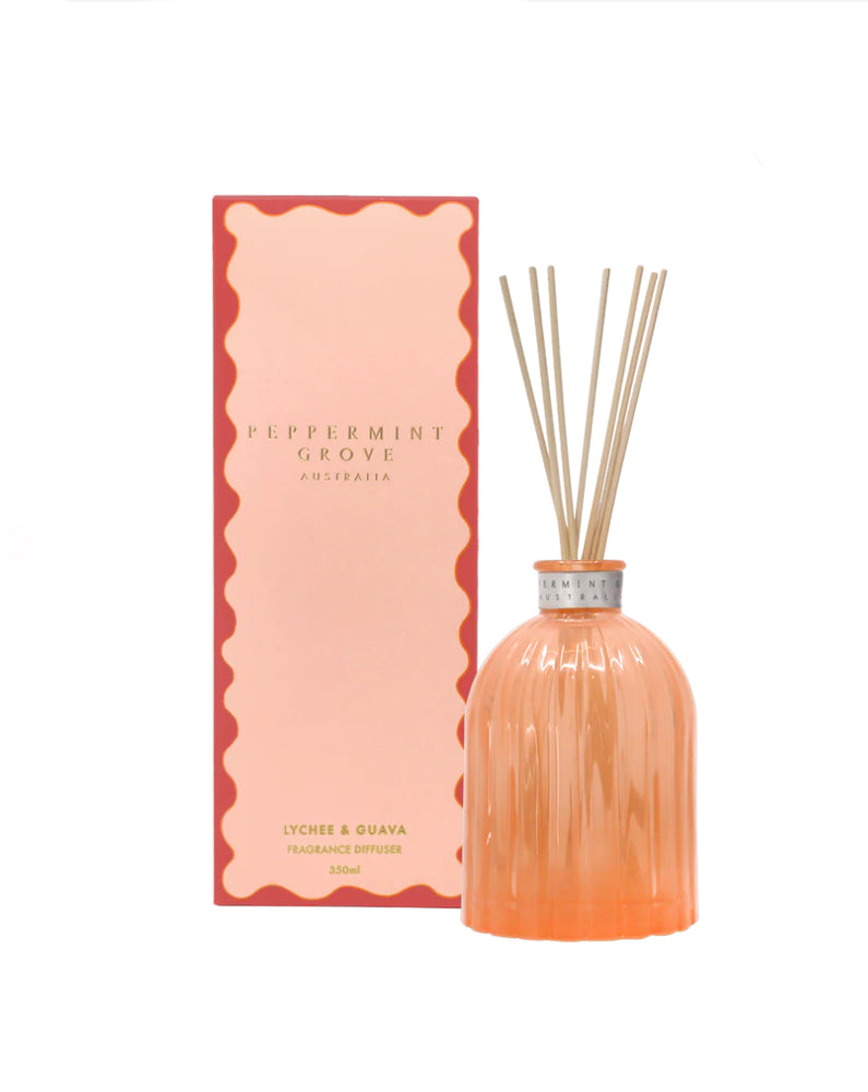 Peppermint Grove Lychee & Guava Fragrance Diffuser 350ml