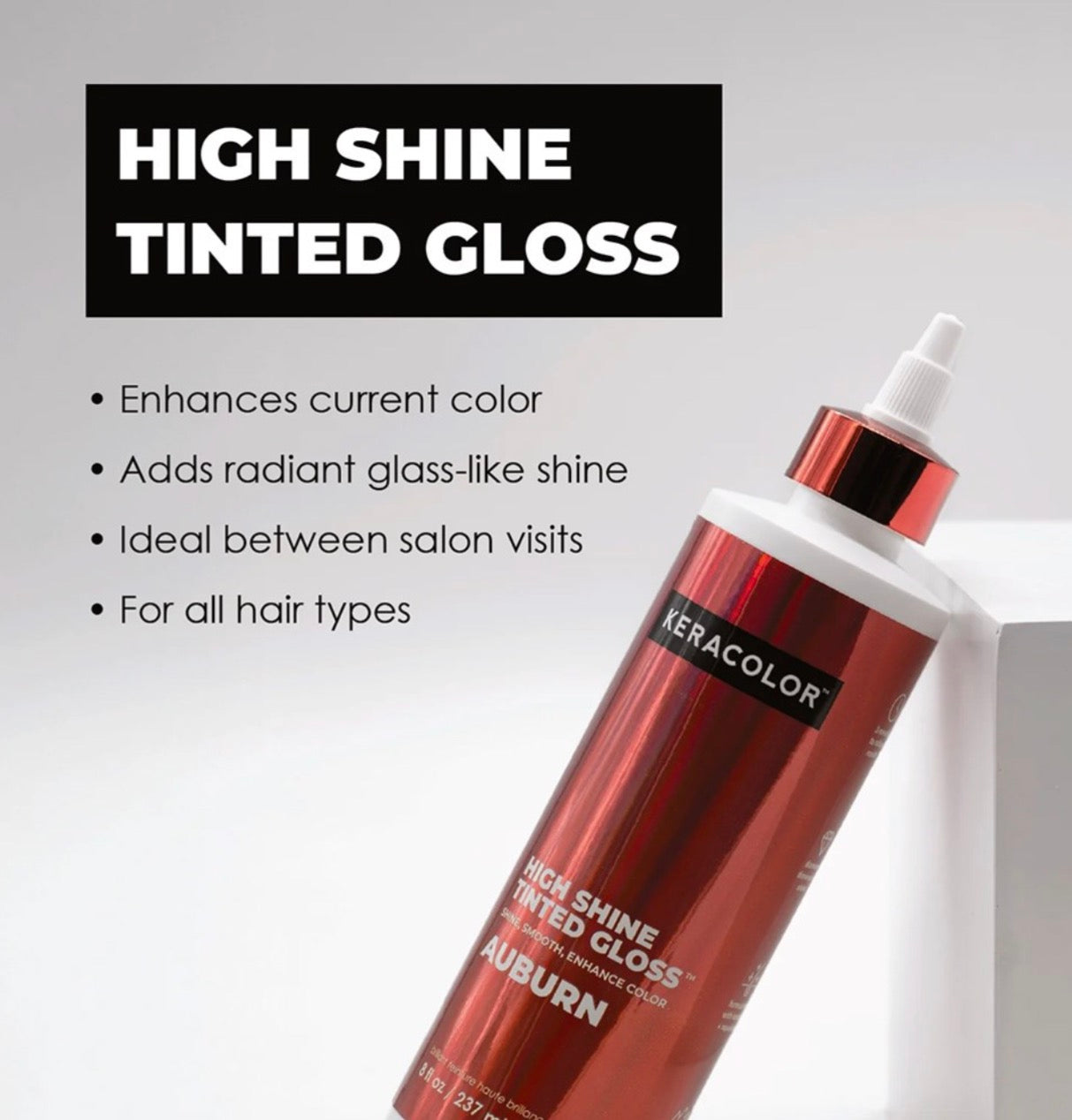 Keracolor High Shine Tinted Gloss - Auburn 237ml