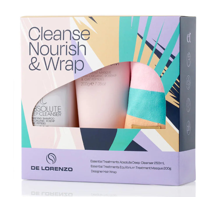 DE LORENZO CLEANSE NOURISH AND WRAP