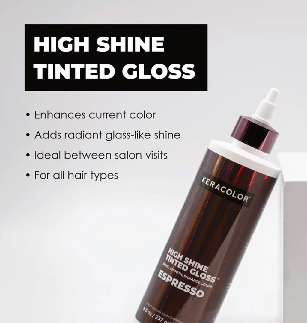 Keracolor High Shine Tinted Gloss - Espresso 237ml