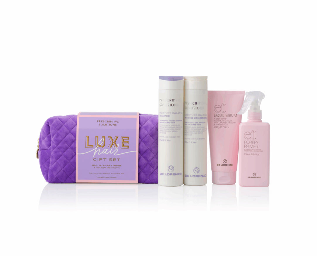 De Lorenzo LUXE HAIR GIFT SET Prescriptive Solutions - Moisture Balance Intense Pack