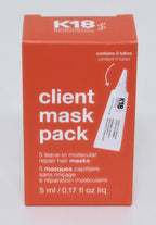 K18 Leave In Molecular Repair Hair Mask 5x5ml Pack