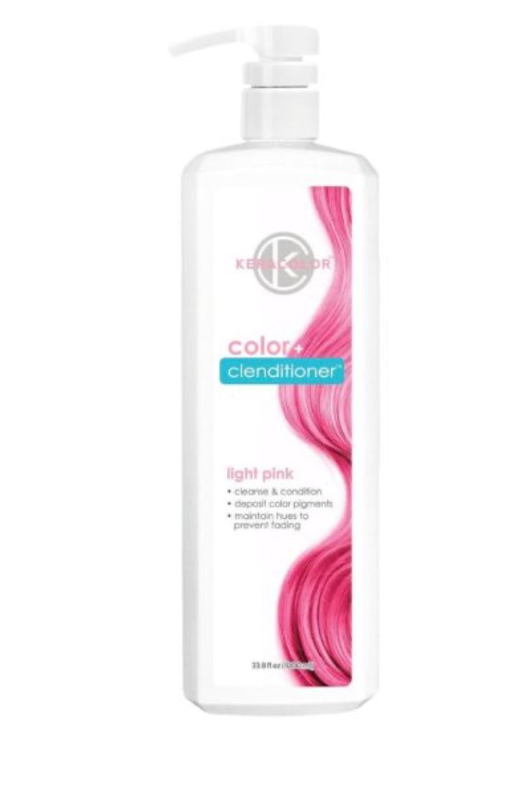 Keracolor Color Clenditioner Colour Shampoo Light Pink 1 Litre