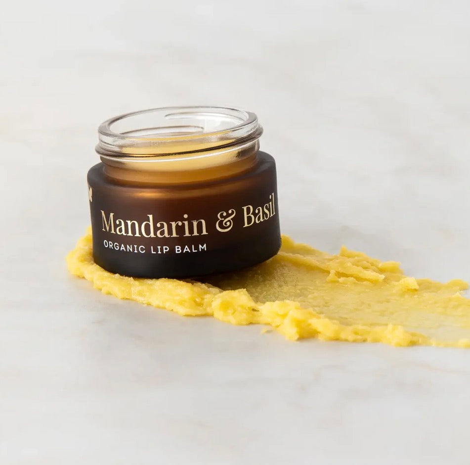 Mandarin & Basil Organic Lip Balm | 15g