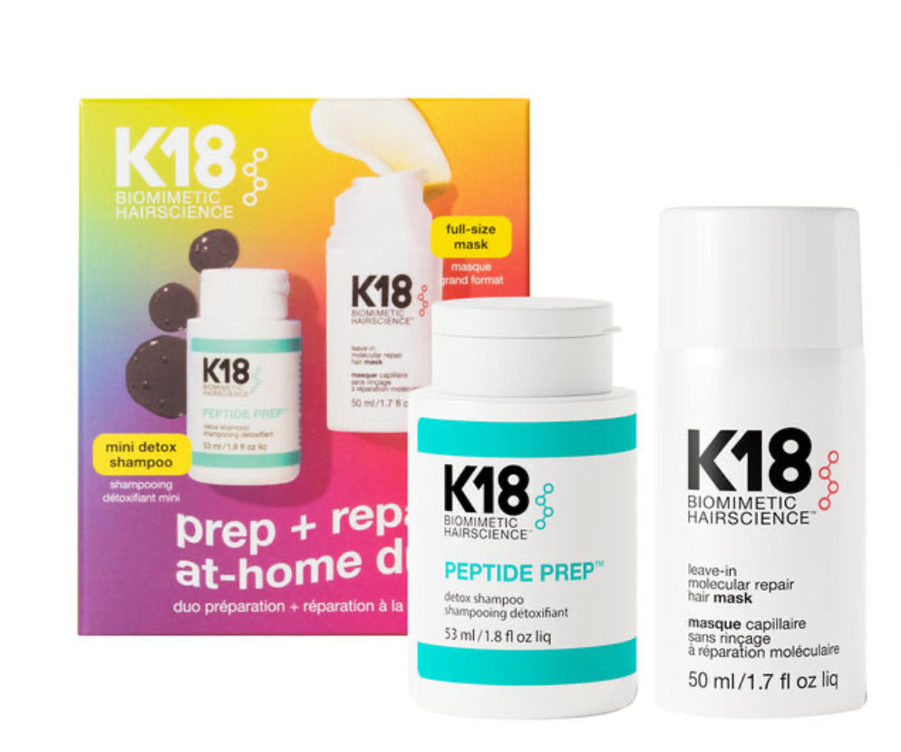 K18 Prep + Repair At-Home Duo
