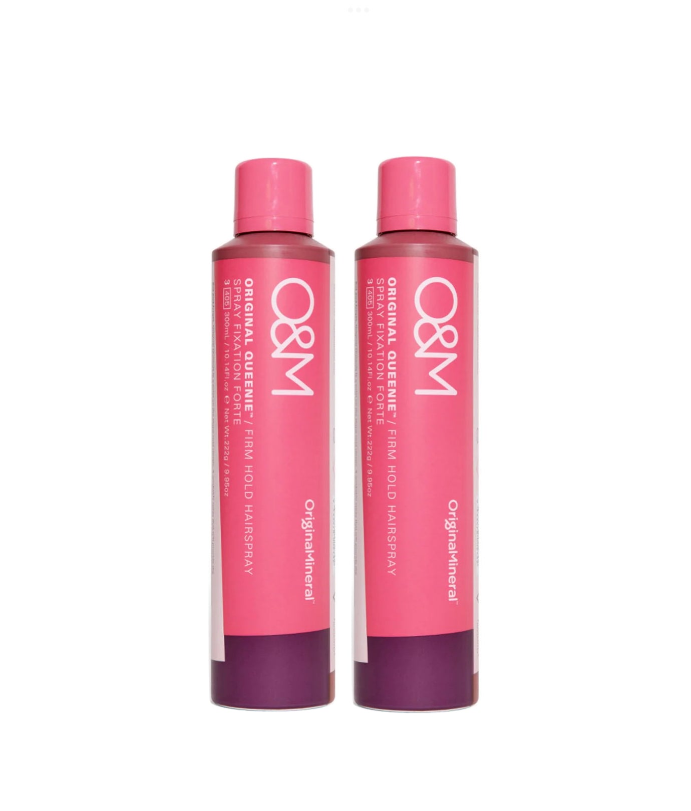O&M Original Queenie Firm Hold Spray 300ml Duo