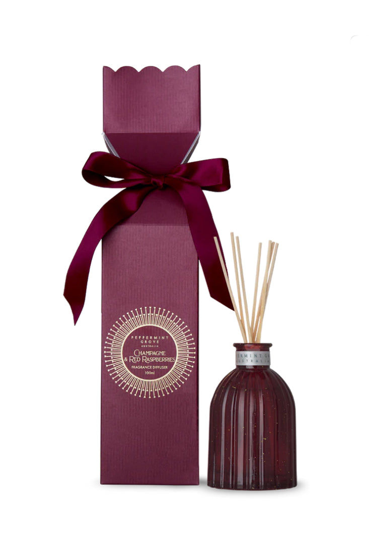Peppermint Grove Champagne & Red Raspberries Mini Diffuser Bon-Bon 100ml