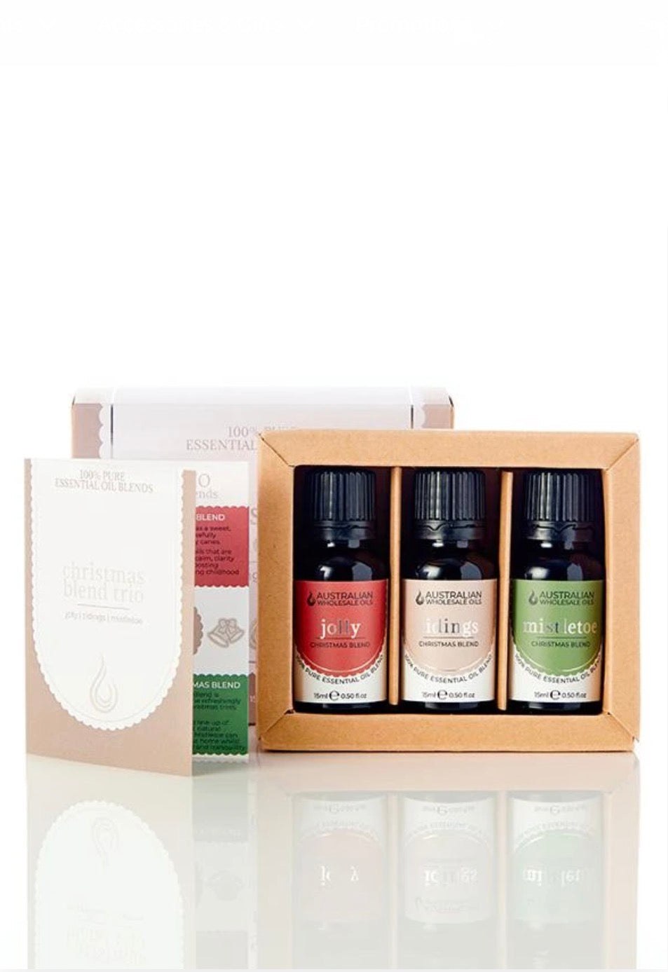 Australian Wholesale Oils Christmas Essential Oil Pack - Christmas Blend Trio (3x15ml)