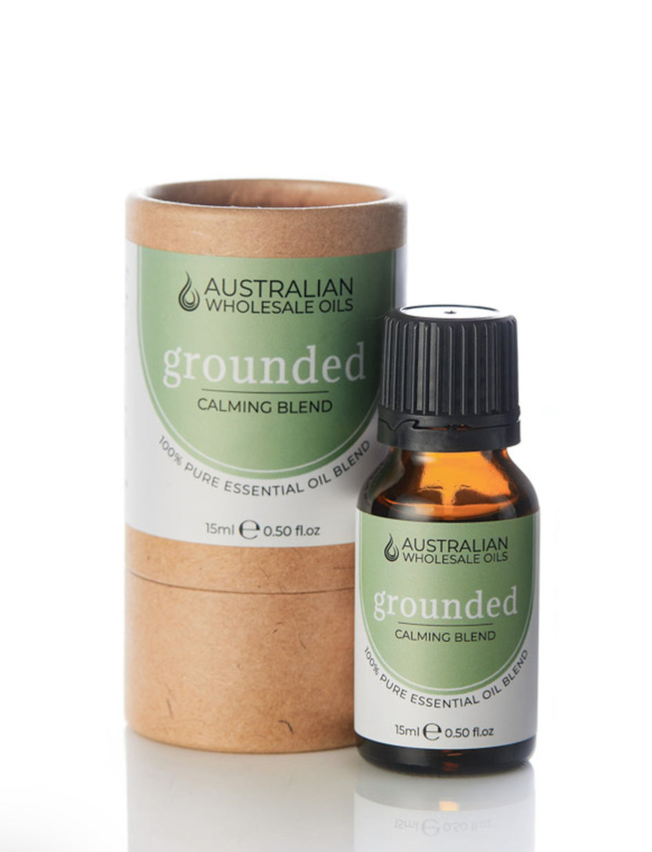 Australian Wholesale Oil GROUNDED Essential Oil Blend - Calming Blend 15ml