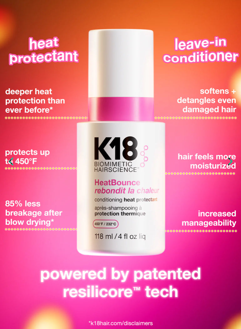 K18 HeatBounce Conditioning Heat Protectant 118ml