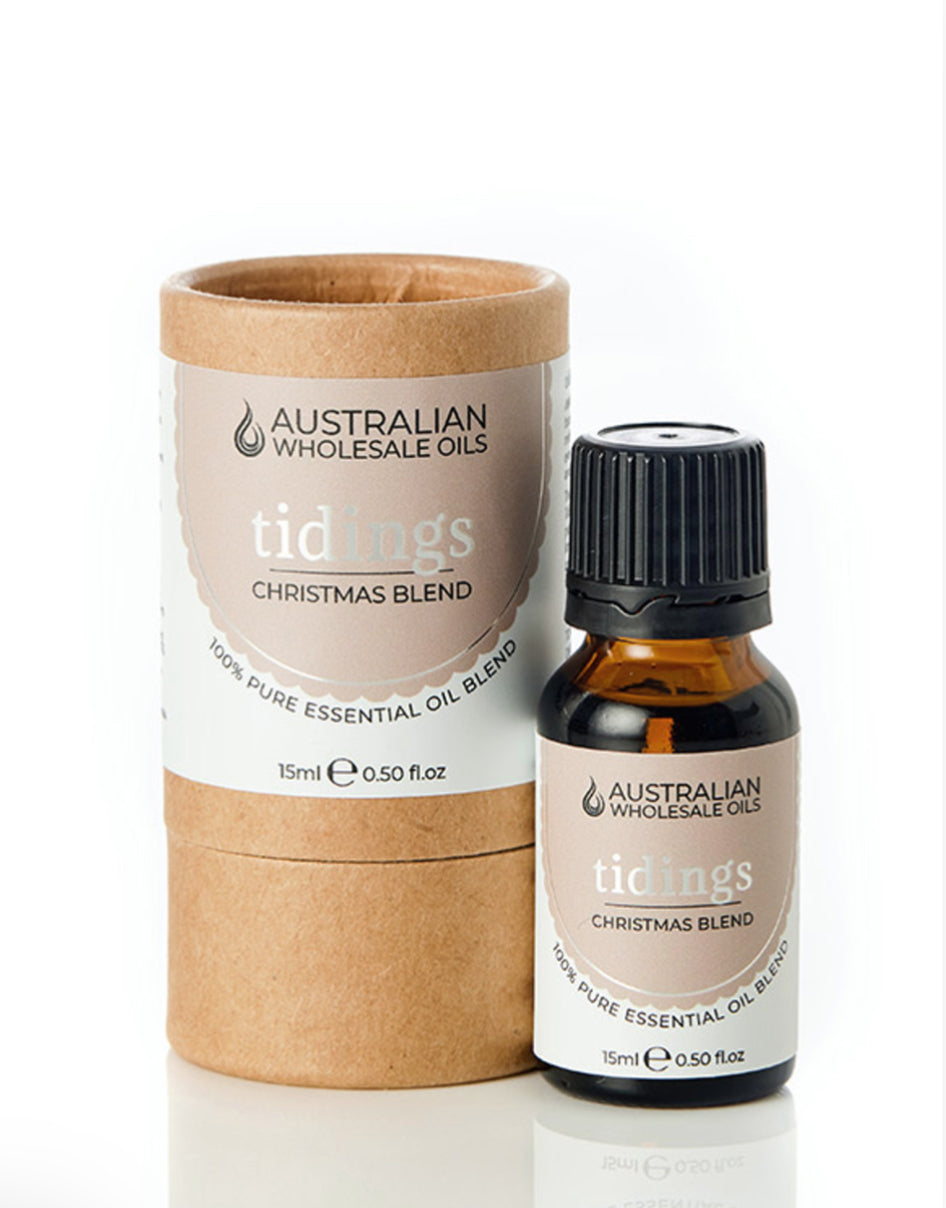 Australian Wholesale Oils TIDINGS Essential Oil Blend - Christmas Blend 15ml