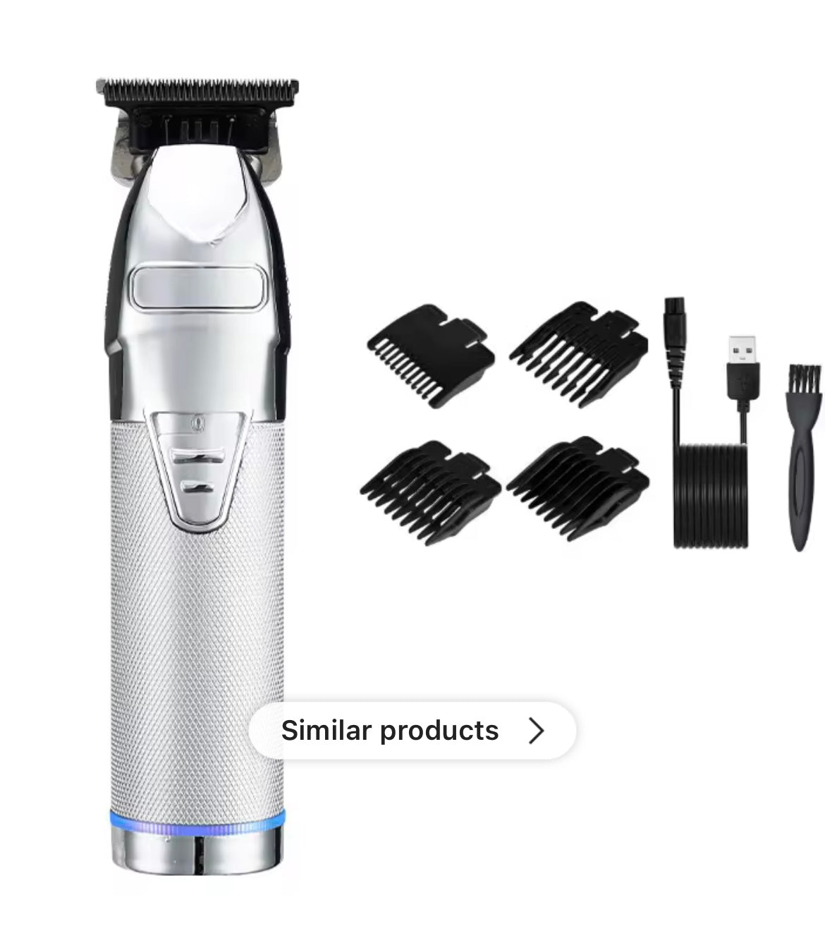 Professional Hair Clipper Silver