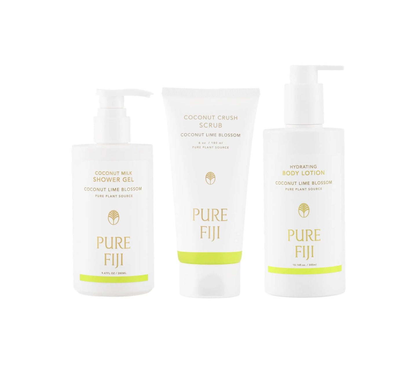 PURE FIJI TRIO - SHOWER GEL / CRUSH SCRUB / BODY LOTION