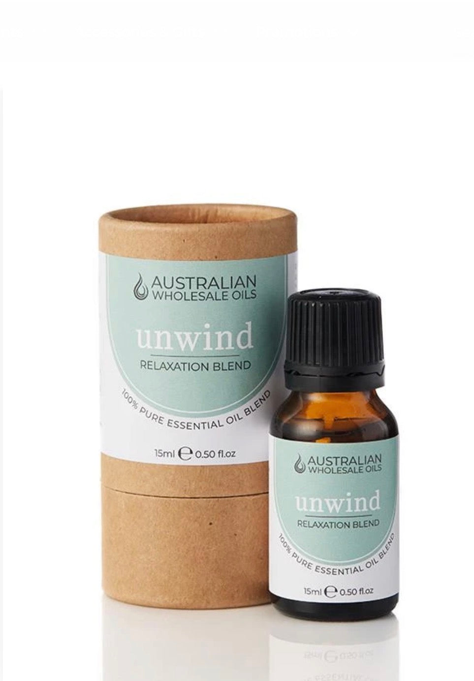 Australian Wholesale Oils UNWIND Essential Oil Blend - Relaxation Blend 15ml