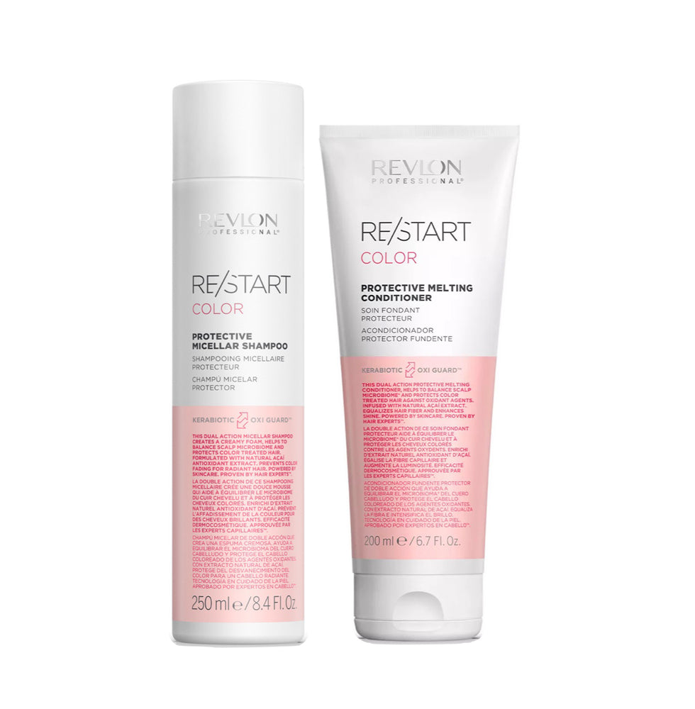 REVLON PROFESSIONAL RE/START™ COLOR PROTECTIVE MICELLAR SHAMPOO 250ml & PROTECTIVE MELTING CONDITIONER 200ml DUO