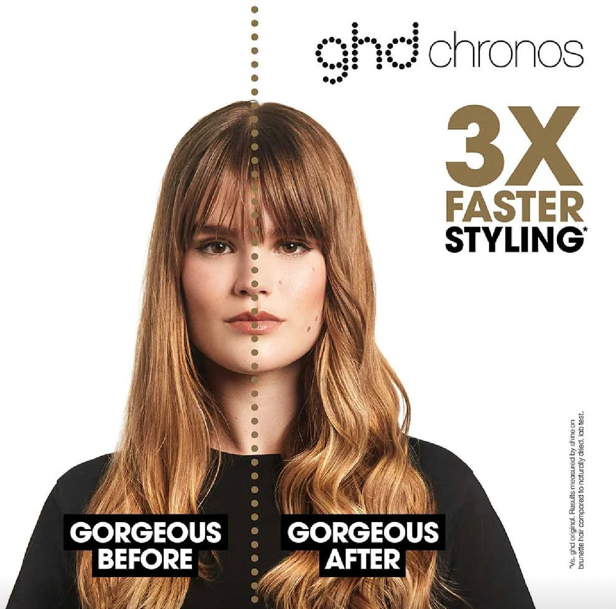 GHD CHRONOS professional HD motion-responsive styler BLACK