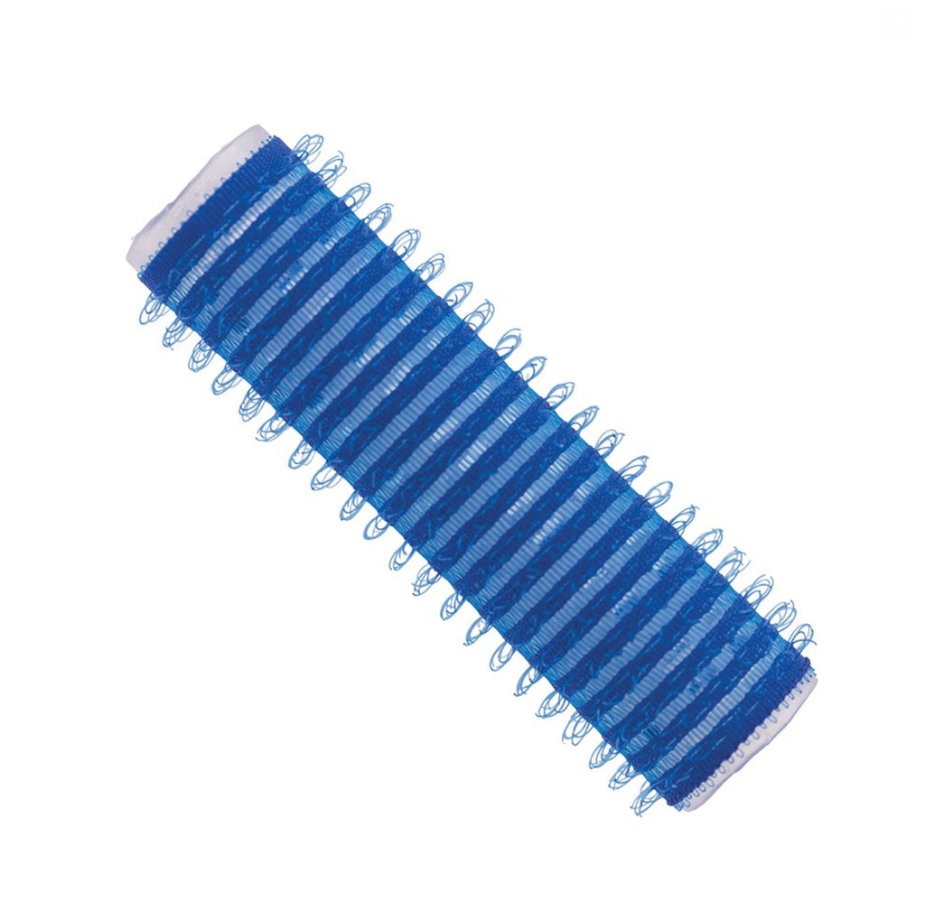 HAIR FX - Self Gripping Velcro Rollers 15mm 12pk - Royal Blue