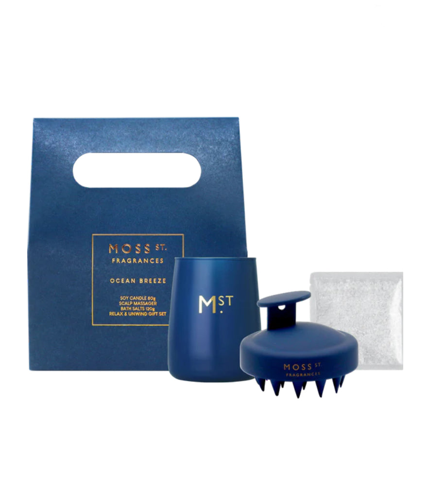 MOSS ST. Ocean Breeze Relax & Unwind Gift Set