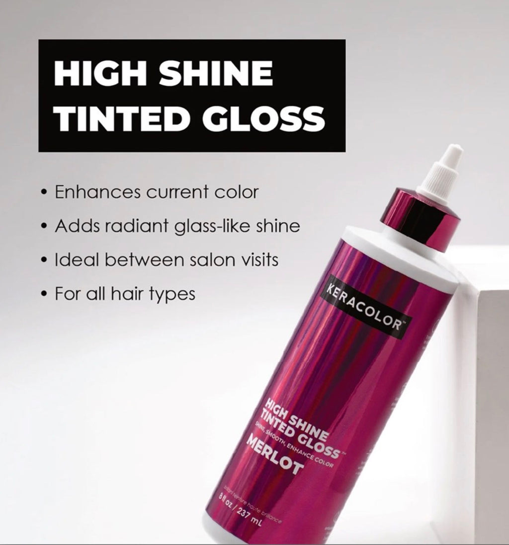 Keracolor High Shine Tinted Gloss - Merlot 237ml