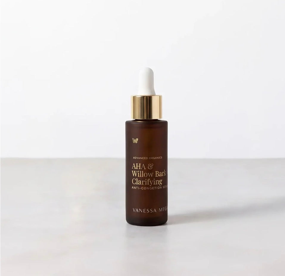 AHA & Willow Bark Clarifying | Anti-Congestion Serum | 30ml