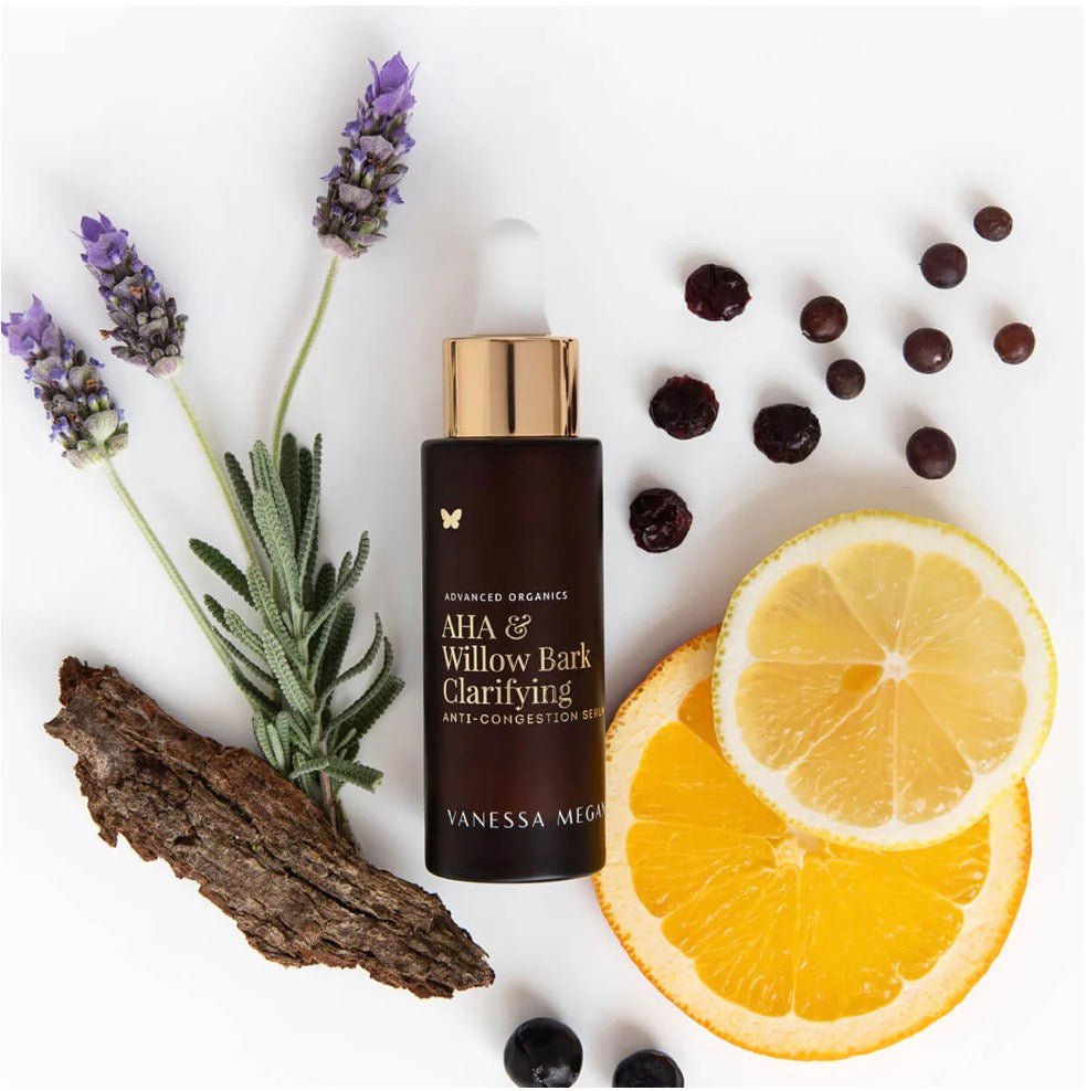 VANESSA MEGAN AHA & WILLOW BARK CLARIFYING - ANTI-CONGESTION SERUM 30ml