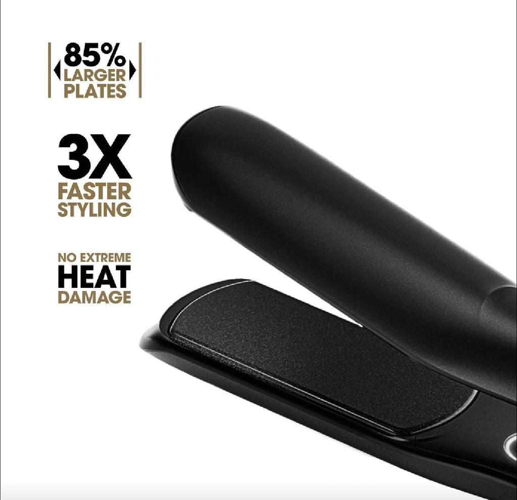 GHD CHRONOS MAX professional HD motion-responsive wide plate styler BLACK