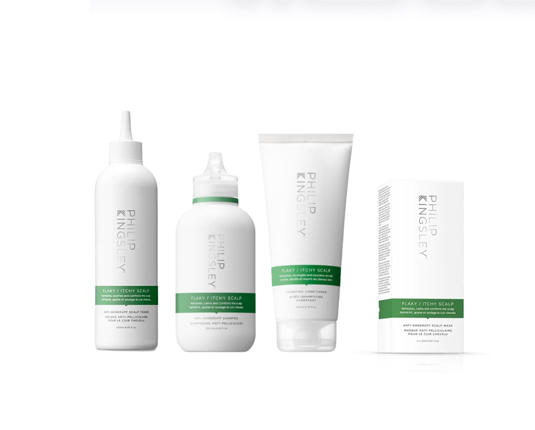 Philip Kingsley Shampoo & Conditioner & Anti-Dandruff Scalp Toner