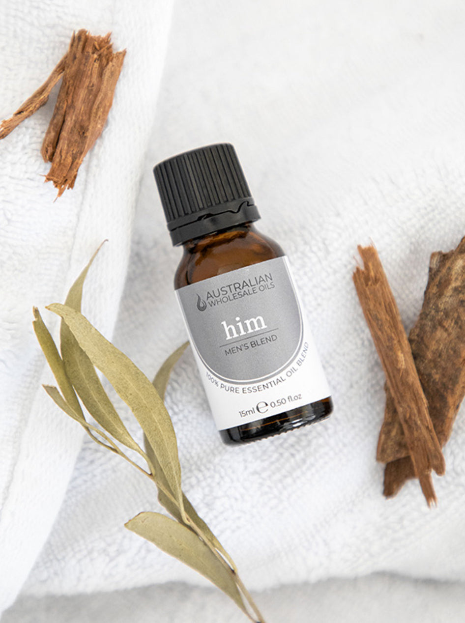Australian Wholesale Oils HIM Essential Oil Blend - Men’s Blend 15ml