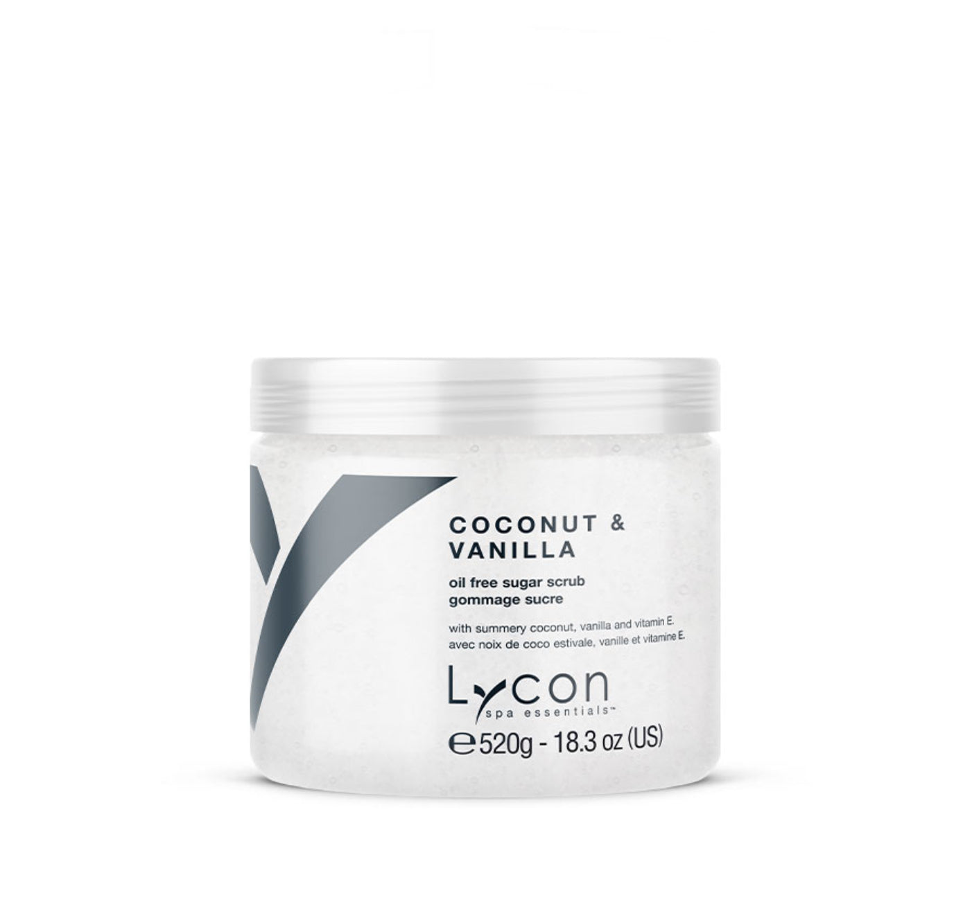 Lycon COCONUT & VANILLA Oil Free Sugar Scrub 520g